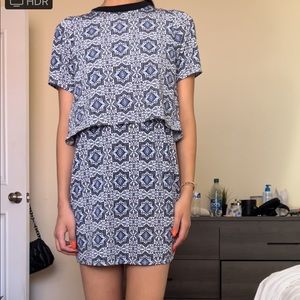 Topshop printed dress
